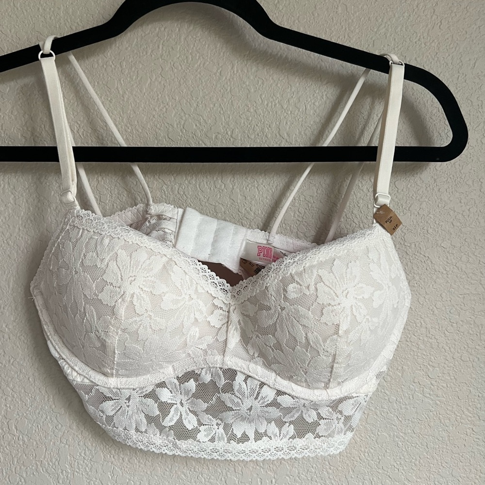 Victoria's Secret white Lace Bralette